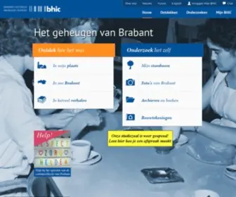 Bhic.nl(Het geheugen van Brabant) Screenshot