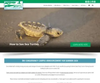 Bhic.org(Bald Head Island Conservancy) Screenshot