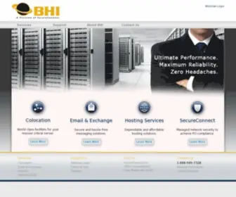 Bhi.com(BHI a Division of SecureConnect) Screenshot