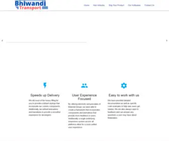 Bhiwanditransport.com(Bhiwandi Transport) Screenshot