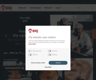 BHJ.com(Increasing value in the meat and fish industry) Screenshot