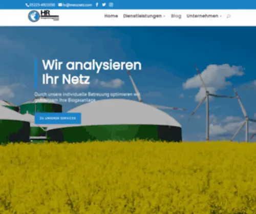 BHKW-Anlagen.com(HR Energiemanagement GmbH) Screenshot