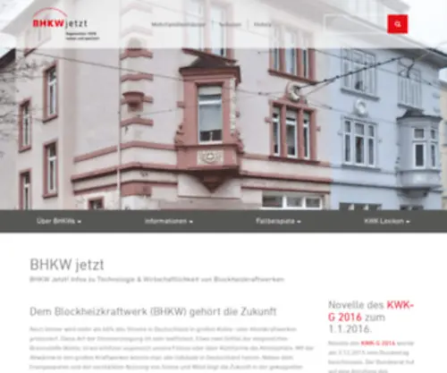 BHKW-Jetzt.de(Solares bauen) Screenshot