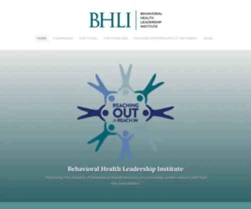 Bhli.org(Behavioral Health Leadership Institute) Screenshot