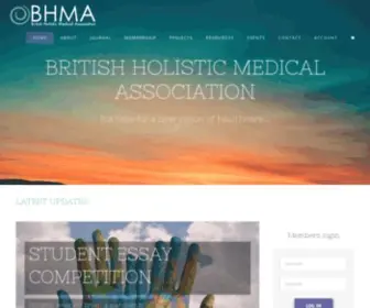 Bhma.org(British Holistic Medical Association) Screenshot