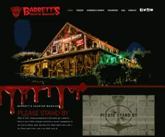 Bhmansion.com(Barrett's Haunted Mansion) Screenshot