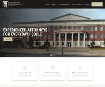 BHmlawfirm.com(Cullman, AL Law Firm) Screenshot