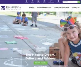 BHMSchools.org(The Place to Dream) Screenshot
