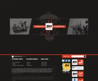 Bhnorthamerica.com(BH Fitness) Screenshot