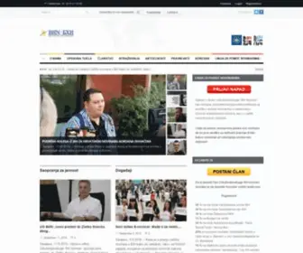 Bhnovinari.ba(BH novinari) Screenshot