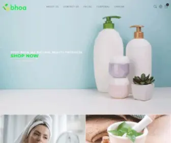 Bhoashop.com(All Natural Skincare) Screenshot