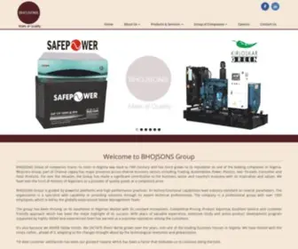 Bhojsonsgroup.com(Bhojsons Group) Screenshot