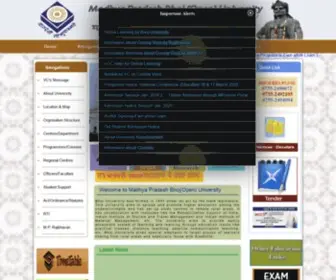 BhojVirtualuniversity.com(MPBOU Time Table) Screenshot