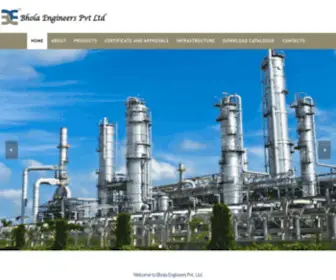 Bholaengineers.com(Bhola Engineers Pvt) Screenshot