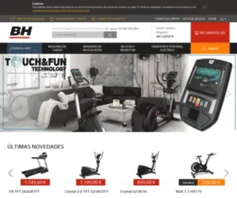 Bhonlinestore.com(Máquinas) Screenshot