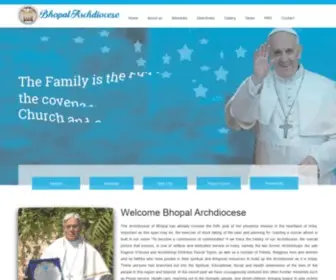 Bhopalarchdiocese.in(Bhopal Archdiocese) Screenshot