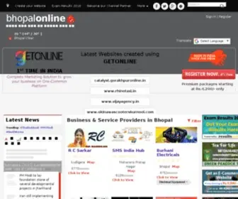 Bhopalonline.in(Bhopal Directory) Screenshot