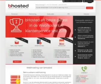 Bhosted.be(Webhosting en domeinen) Screenshot