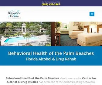 Bhpalmbeach.com(Behavioral Health of the Palm Beaches) Screenshot