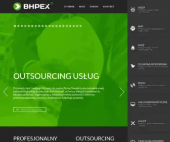 Bhpex.pl(Outsourcing usługi i szkolenia online) Screenshot