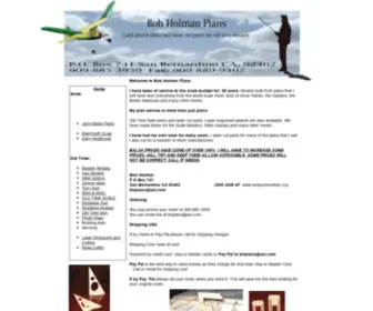 BHplans.com(Bob Holman Plans) Screenshot