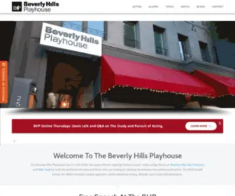 BHplayhouse.com(Los Angeles Acting classes for the professional actor since 1978. Alumni) Screenshot