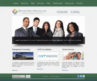 BHR-LLC.com(Behavioral Health Resources) Screenshot