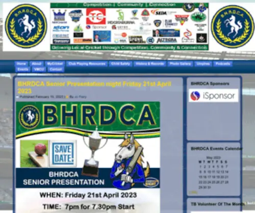 BHRdca.com.au(The Box Hill Reporter District Cricket Association (BHRDCA)) Screenshot