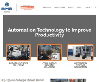 BHS-Robotics.com(BHS Robotics featuring Chicago Electric technology) Screenshot