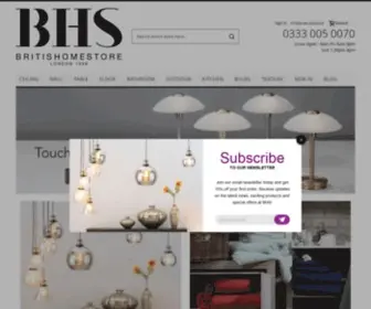 BHS.com(Shop Lighting) Screenshot