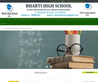 Bhse.net.in(Bharti High School Hisar/P.E.P) Screenshot