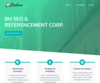 Bhseo.ca(BH SEO & REFERENCEMENT) Screenshot