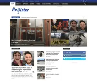 BHsregister.com(The Student News Site of Burlington High School) Screenshot