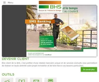 BHS.sn(Banque de l'Habitat du Sénégal) Screenshot