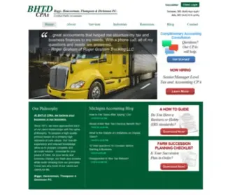 BHTDcpa.com(BHT&D CPAs) Screenshot