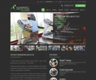 Bhubaneswarhealthclub.com(Bhubaneswar Health Club believes in making fitness a fun experience) Screenshot