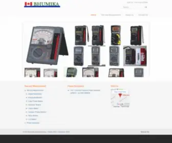 Bhumika.ca(Telecom Solutions & Test and Measurement) Screenshot