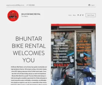 Bhuntarbikerental.com(Bhuntar Bike Rental) Screenshot