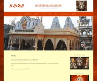 Bhurakhiyadada.org(Jay Bhurakhiya Hanuman Dada) Screenshot