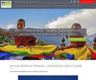 Bhutan-Horizonte.de(Bhutan Reisen vom Marktführer für Bhutanreisen) Screenshot