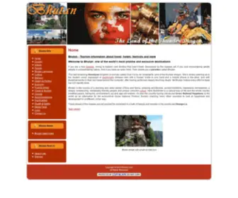 Bhutan.com(Bhutan) Screenshot