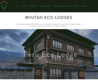 Bhutanecolodges.com(Bhutan Eco Lodges) Screenshot