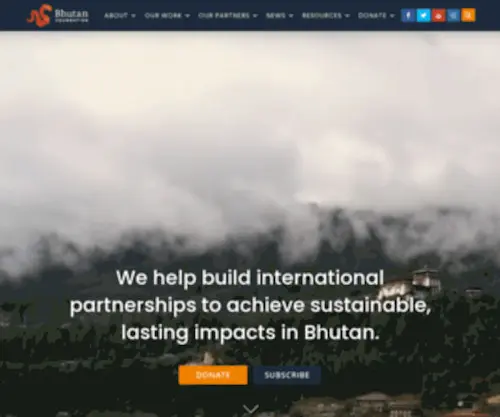 Bhutanfound.org(Bhutan Foundation) Screenshot