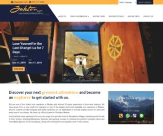 Bhutanhimalayas.com(Sakten Tours & Treks) Screenshot
