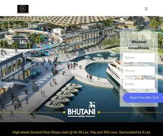 Bhutanigrandthum.net(High-street Commerical Hub in Noida Extension) Screenshot