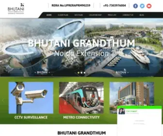 Bhutanigrandthumnoida.co.in(Bhutani Grandthum Noida Extension) Screenshot