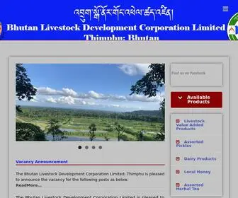 Bhutanlivestock.bt(Bhutan Livestock Development Corporation Limited) Screenshot