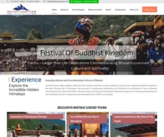 Bhutanluxurytour.com(Bhutan Luxury Tours) Screenshot