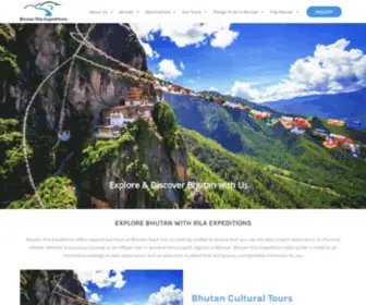 Bhutanrila.com(Best Bhutan Travel Agency) Screenshot