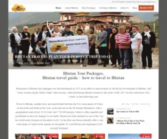 Bhutantourpackages.travel(Bhutan travel) Screenshot